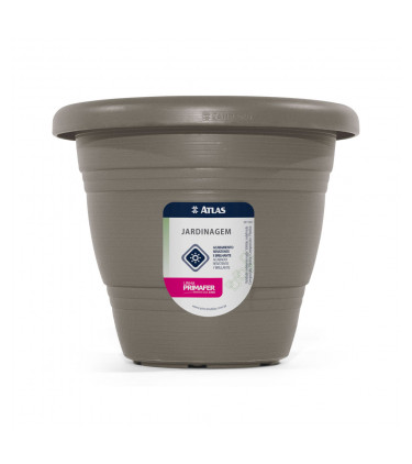 VASO REDONDO JARDIM 17CM PLASTICO BD