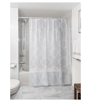 BATHROOM CURTAIN PVC 180X180X0,10