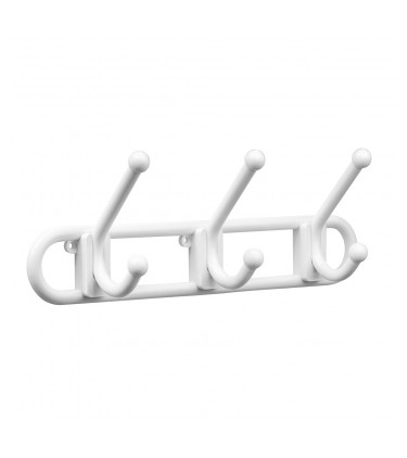 WALL-MOUNT HOOK (3G) 12PC - WHITE