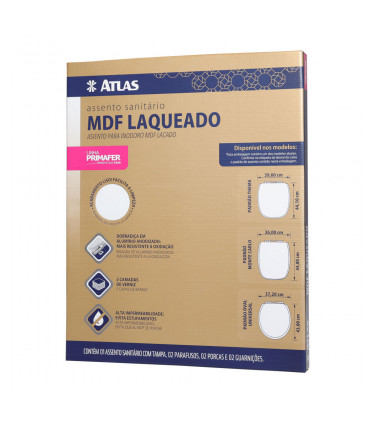 ASSENTO SANIT MDF LAQUEADO OVAL BR