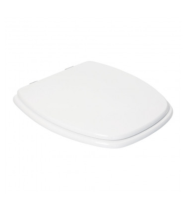 TOILET SEAT THEMA LACQUERED MDF - WHITE