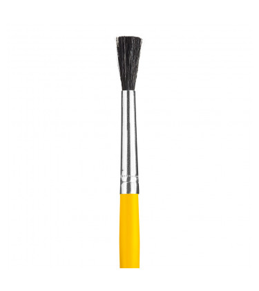 Black goat bristle, round tip artistic brush