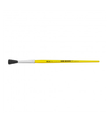 Black goat bristle, round tip artistic brush