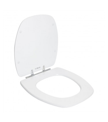 TOILET SEAT THEMA LACQUERED MDF - WHITE