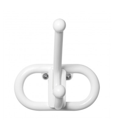 WALL-MOUNT HOOK (1G) 12PC - WHITE