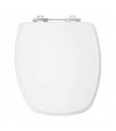 TOILET SEAT THEMA LACQUERED MDF - WHITE