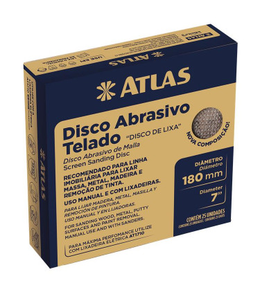 DISCO ABRASIVO TELADO 180 120