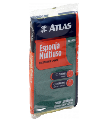 ESPONJA MULTIUSO DE LIMPEZA 3PC