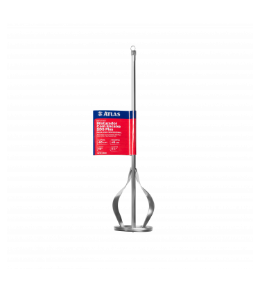 La varilla mezcladora SDS Plus puede utilizarse para homogeneizar materiales como pinturas y morteros, con taladros percutores con encaje SDS Plus. No debe utilizarse con taladros o atornilladores que tengan mandril convencional o encajes distintos al SDS Plus.