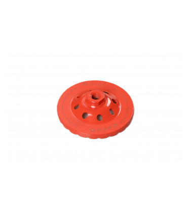 Indicado para uso en amoladoras angulares de 115 mm (4½”). Apto para desbaste de concreto, albañilería, mármol, granito y piedras decorativas.