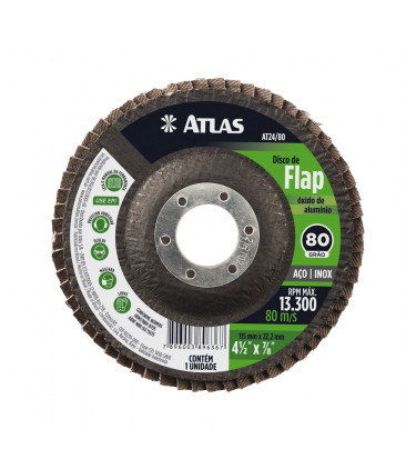 FLAP ABRASIVE DISC OX ALUM 115MM G40