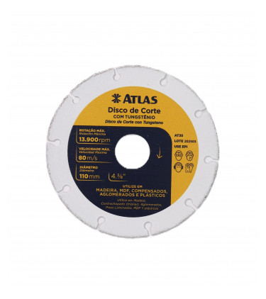 SEGMENTED TUNGSTEN CUTTING DISC 110MM