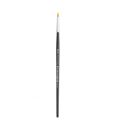 Synthetic bristle, round pointed tip artistic brush