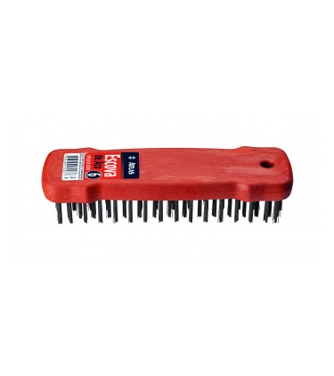 Plastic handle wire brush