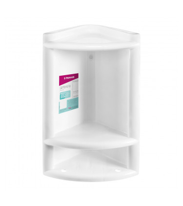 WHITE PLASTIC CORNER 4PC