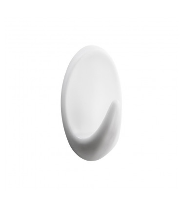 GANCHO ADESIVO 6PC 0,5KG OVAL PLAST BR