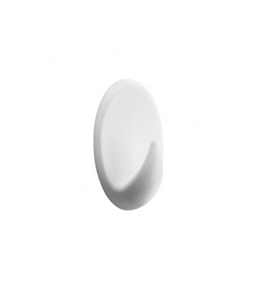 GANCHO ADESIVO 6PC 0,5KG OVAL PLAST BR