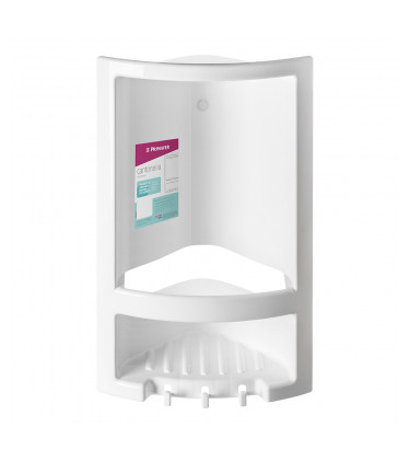 CORNER SHELF 4PC - WHITE