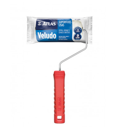 9cm Veludo mini roller with handle