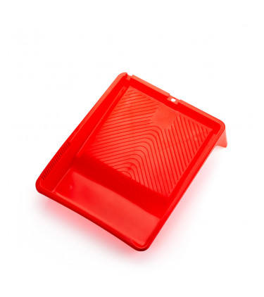 BANDEJA PLASTICA ROJA 6"