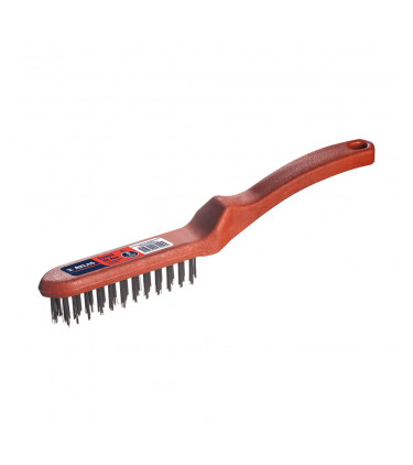 Plastic handle wire brush