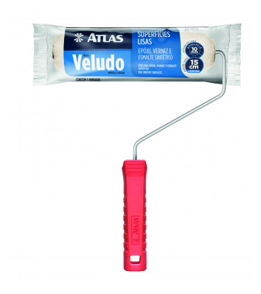 9cm Veludo mini roller with handle